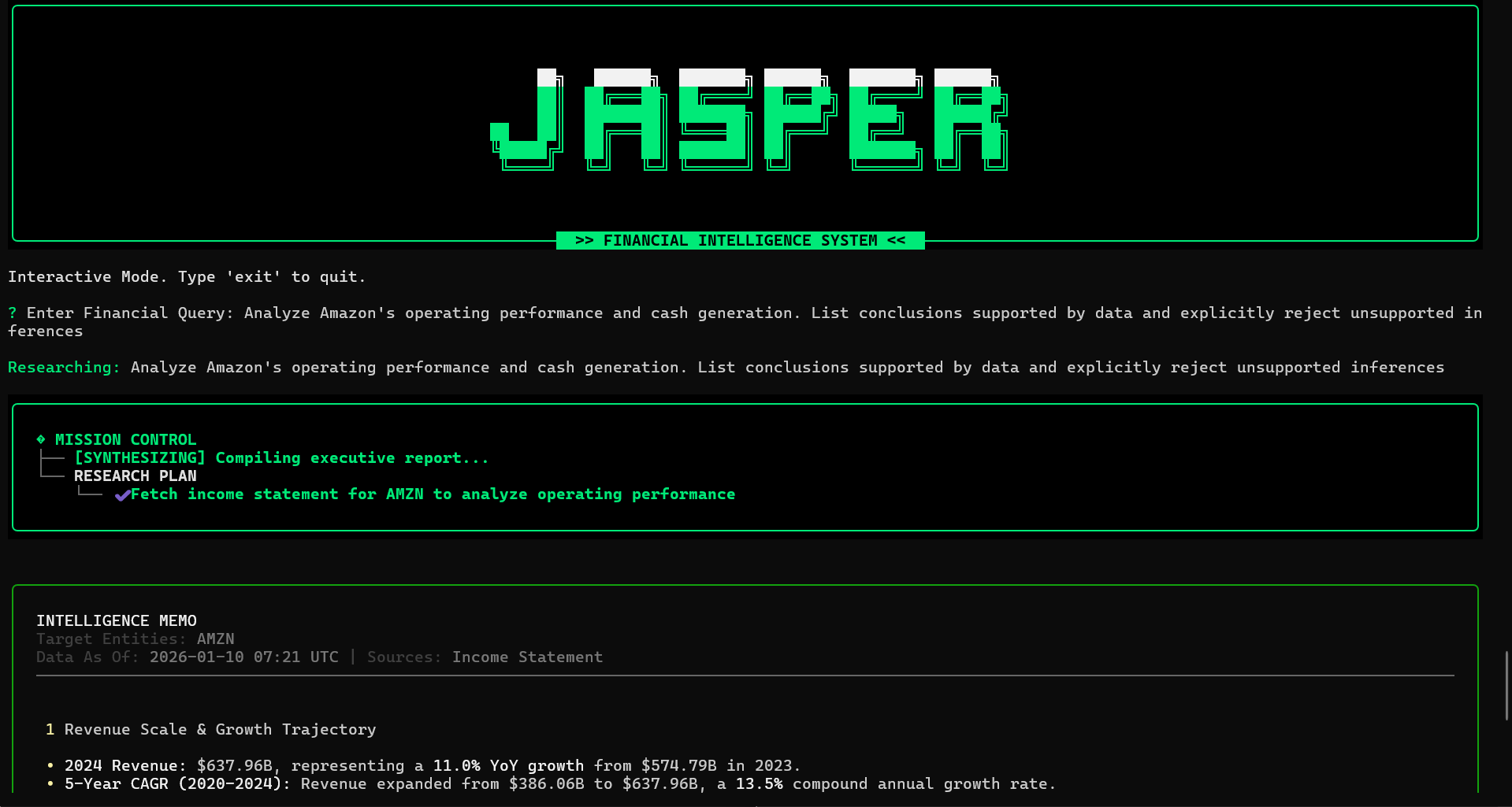 JASPER FINANCE